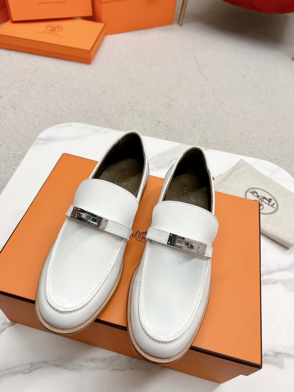 HERME'c, the whole network exclusive handmade, private high-end customization, classic handmade workshop ~ ~ big goods real shotDestin Loafers, very classic, versatile, simple, colorblocking design, on the foot is very f