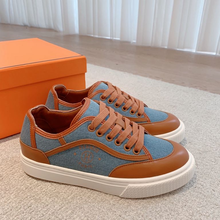 Men's [Guanhua] Hermes  home 23ss early spring new products! Classic boot shape   British color blocking design, classic and durable! The original inverted mold last shape, the ultimate 11 shape, imported high-end knitti