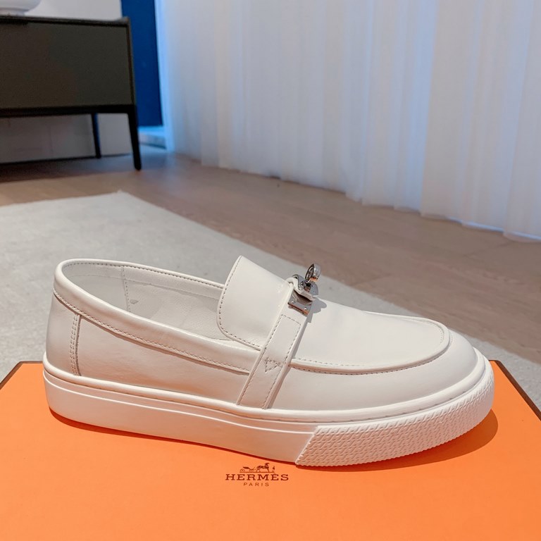 Men's [Guanhua] Hermes  home 23ss early spring new products! Classic boot shape   British color blocking design, classic and durable! The original inverted mold last shape, the ultimate 11 shape, imported high-end knitti