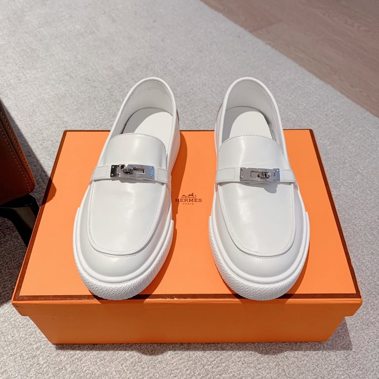 Men's [Guanhua] Hermes  home 23ss early spring new products! Classic boot shape   British color blocking design, classic and durable! The original inverted mold last shape, the ultimate 11 shape, imported high-end knitti