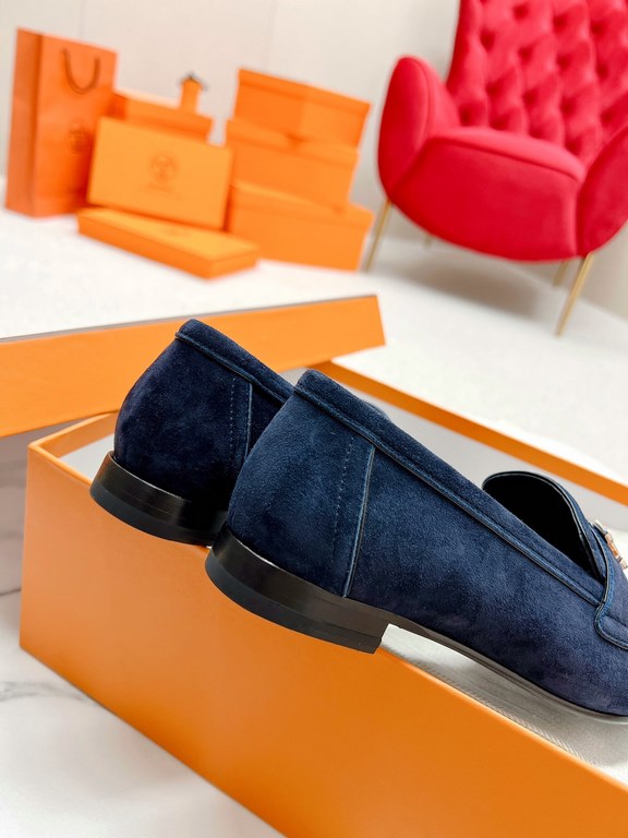 HERME'c, the whole network exclusive handmade, private high-end customization, classic handmade workshop ~ ~ ~ big goods real shotRoyal Loafers, very classic, versatile, simple, colorblocking design, on the foot is very 