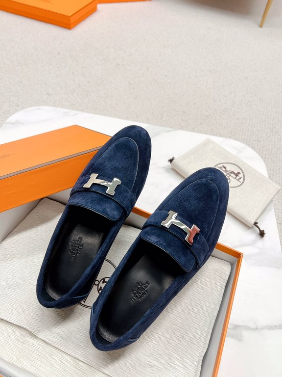 HERME'c, the whole network exclusive handmade, private high-end customization, classic handmade workshop ~ ~ ~ big goods real shotRoyal Loafers, very classic, versatile, simple, colorblocking design, on the foot is very 