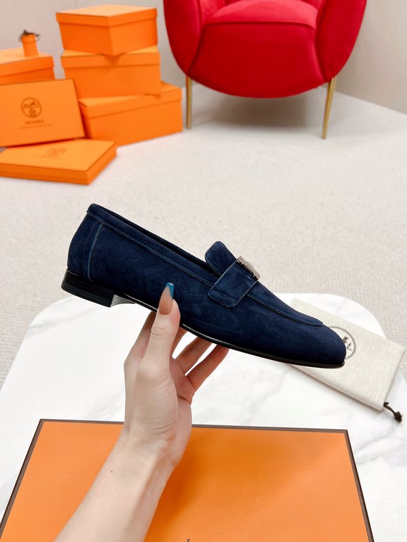 HERME'c, the whole network exclusive handmade, private high-end customization, classic handmade workshop ~ ~ ~ big goods real shotRoyal Loafers, very classic, versatile, simple, colorblocking design, on the foot is very 