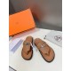 Men  [ΗERMES 】 Hermes spring and summer classic couple models second uncle slippers Chypre ugly ugly ugly uncle slippers - old man slippers, on the foot is simply too comfortable! It's simple and cute!All mixed breed she