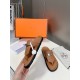 Men  [ΗERMES 】 Hermes spring and summer classic couple models second uncle slippers Chypre ugly ugly ugly uncle slippers - old man slippers, on the foot is simply too comfortable! It's simple and cute!All mixed breed she