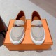 Men's [Guanhua] Hermes  home 23ss early spring new products! Classic boot shape   British color blocking design, classic and durable! The original inverted mold last shape, the ultimate 11 shape, imported high-end knitti