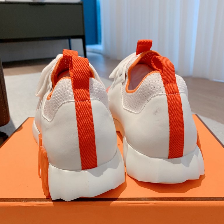 Men's [Guanhua] Hermes  home 23ss early spring new products! Classic boot shape   British color blocking design, classic and durable! The original inverted mold last shape, the ultimate 11 shape, imported high-end knitti