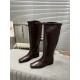 Factory priceThis year a very hot niche brand boots, Toteme tall boots square head riding boots long women's boots!Toteme these boots should be Hermes flat replacement New York blogger's ultra-modern classic fall and win