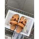 Men  [ΗERMES 】 Hermes spring and summer classic couple models second uncle slippers Chypre ugly ugly ugly uncle slippers - old man slippers, on the foot is simply too comfortable! It's simple and cute!All mixed breed she