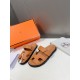 Men  [ΗERMES 】 Hermes spring and summer classic couple models second uncle slippers Chypre ugly ugly ugly uncle slippers - old man slippers, on the foot is simply too comfortable! It's simple and cute!All mixed breed she