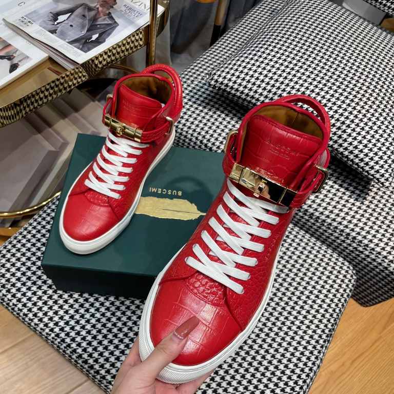 upgraded top version, welcome to compare   Harbour City, top version  BuscemiBuscemi counter newest models, Hong Kong counter original purchase!Fashion tide men and women preferred fall and winter models, commonly known 