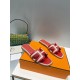 HERMES Hermes 2022 H Home New color update Classic works Multi-color choice let you love enough. Classic work Universal slippers, is the goddess are like on me oh! Really versatile, with pants or skirt are OK.Upper mater