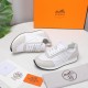 Hermes Hermes Sneakers H Side Label Counter all the latest couple modelsRestore the authentic 11 details Customized sense of superbH Side label pattern design Mix and match elements splicing details full of points  .Slim