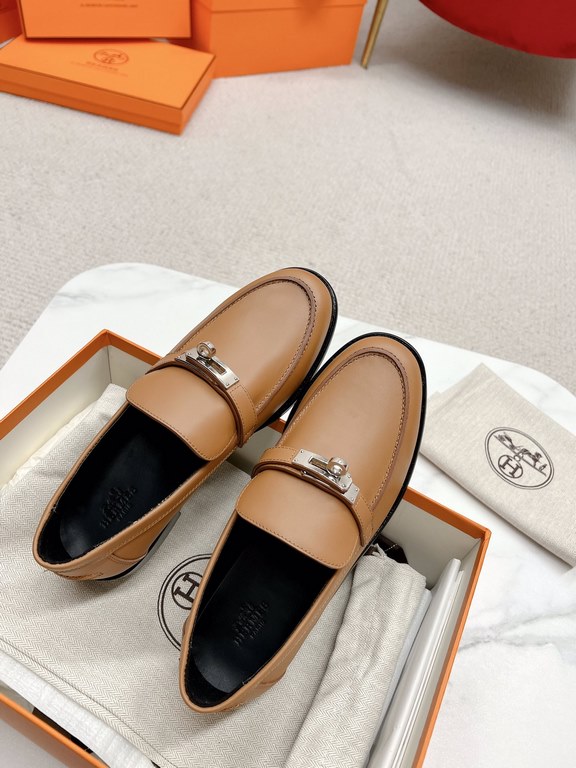 HERME'c, the whole network exclusive handmade, private high-end customization, classic handmade workshop ~ ~ big goods real shotDestin Loafers, very classic, versatile, simple, colorblocking design, on the foot is very f