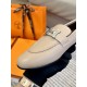 High quality ex-factoryHERMES Hermes   Classic Loafers  NewHERME.S Hermes  Classic Loafers New!Black classic, oatmeal color with enamel buckle.Milk tea color is soft and versatileHermès' SpringSummer 23 Most H Button Col