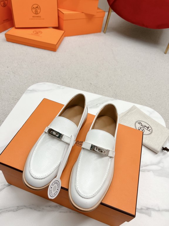 HERME'c, the whole network exclusive handmade, private high-end customization, classic handmade workshop ~ ~ big goods real shotDestin Loafers, very classic, versatile, simple, colorblocking design, on the foot is very f