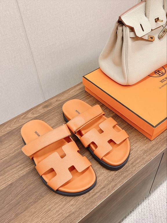 Hermes New  -- Hermes Hermes --.  timeless H tow  in stock Outsole imported Italian original sole Size 35-39 (40 customized non-returnable)