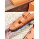 Hermes New  -- Hermes Hermes --.  timeless H tow  in stock Outsole imported Italian original sole Size 35-39 (40 customized non-returnable)