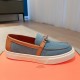 Men's [Guanhua] Hermes  home 23ss early spring new products! Classic boot shape   British color blocking design, classic and durable! The original inverted mold last shape, the ultimate 11 shape, imported high-end knitti