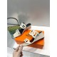 Hermes Hermes 2023 Official website synchronized spring and summer new style, slant heel sandalCowhide fabric, sheepskin footbed. Sheepskin lining. A lightweight summer sandal with a classic shape transformed into a leat