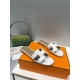 HERMES Hermes 2022 H Home New color update Classic works Multi-color choice let you love enough. Classic work Universal slippers, is the goddess are like on me oh! Really versatile, with pants or skirt are OK.Upper mater