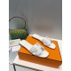 HERMES Hermes 2022 H Home New color update Classic works Multi-color choice let you love enough. Classic work Universal slippers, is the goddess are like on me oh! Really versatile, with pants or skirt are OK.Upper mater