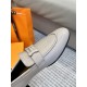 High quality ex-factoryHERMES Hermes   Classic Loafers  NewHERME.S Hermes  Classic Loafers New!Black classic, oatmeal color with enamel buckle.Milk tea color is soft and versatileHermès' SpringSummer 23 Most H Button Col