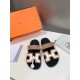 Men  [ΗERMES 】 Hermes spring and summer classic couple models second uncle slippers Chypre ugly ugly ugly uncle slippers - old man slippers, on the foot is simply too comfortable! It's simple and cute!All mixed breed she