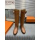 Factory   Top EditionTop version Herme's 2023 fall and winter new version of Kelly Jumping Asian version of boots ~ collection level horse boots Hermes H Lock Buckle 10,000 years of classic models bootsBuckle customized,