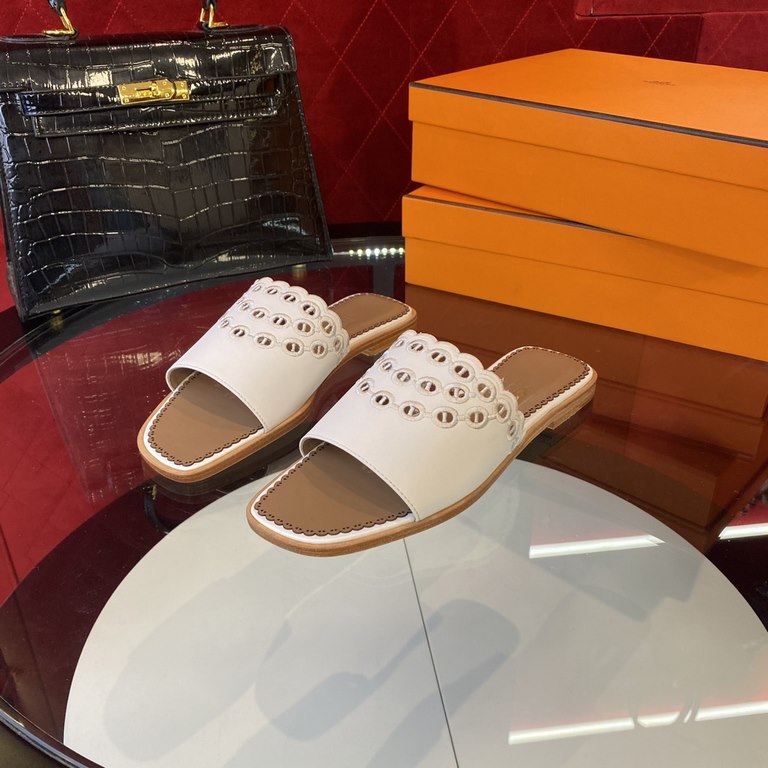 New color, full midsole, new revision (Hermès) Packaging upgraded, version of the workmanship materials upgraded.Hermes  market highest version pure handmade shoes   Top Product Hermes Slippers  ----------Early spring ne