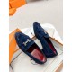 HERME'c, the whole network exclusive handmade, private high-end customization, classic handmade workshop ~ ~ ~ big goods real shotRoyal Loafers, very classic, versatile, simple, colorblocking design, on the foot is very 