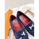 HERME'c, the whole network exclusive handmade, private high-end customization, classic handmade workshop ~ ~ ~ big goods real shotRoyal Loafers, very classic, versatile, simple, colorblocking design, on the foot is very 