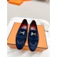 HERME'c, the whole network exclusive handmade, private high-end customization, classic handmade workshop ~ ~ ~ big goods real shotRoyal Loafers, very classic, versatile, simple, colorblocking design, on the foot is very 