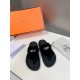 Men  [ΗERMES 】 Hermes spring and summer classic couple models second uncle slippers Chypre ugly ugly ugly uncle slippers - old man slippers, on the foot is simply too comfortable! It's simple and cute!All mixed breed she