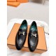 HERME'c, the whole network exclusive handmade, private high-end customization, classic handmade workshop ~ ~ ~ big goods real shotRoyal Loafers, very classic, versatile, simple, colorblocking design, on the foot is very 