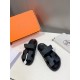 Men  [ΗERMES 】 Hermes spring and summer classic couple models second uncle slippers Chypre ugly ugly ugly uncle slippers - old man slippers, on the foot is simply too comfortable! It's simple and cute!All mixed breed she