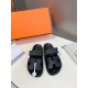 Men  [ΗERMES 】 Hermes spring and summer classic couple models second uncle slippers Chypre ugly ugly ugly uncle slippers - old man slippers, on the foot is simply too comfortable! It's simple and cute!All mixed breed she