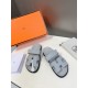 Men  [ΗERMES 】 Hermes spring and summer classic couple models second uncle slippers Chypre ugly ugly ugly uncle slippers - old man slippers, on the foot is simply too comfortable! It's simple and cute!All mixed breed she