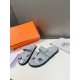 Men  [ΗERMES 】 Hermes spring and summer classic couple models second uncle slippers Chypre ugly ugly ugly uncle slippers - old man slippers, on the foot is simply too comfortable! It's simple and cute!All mixed breed she