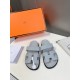 Men  [ΗERMES 】 Hermes spring and summer classic couple models second uncle slippers Chypre ugly ugly ugly uncle slippers - old man slippers, on the foot is simply too comfortable! It's simple and cute!All mixed breed she