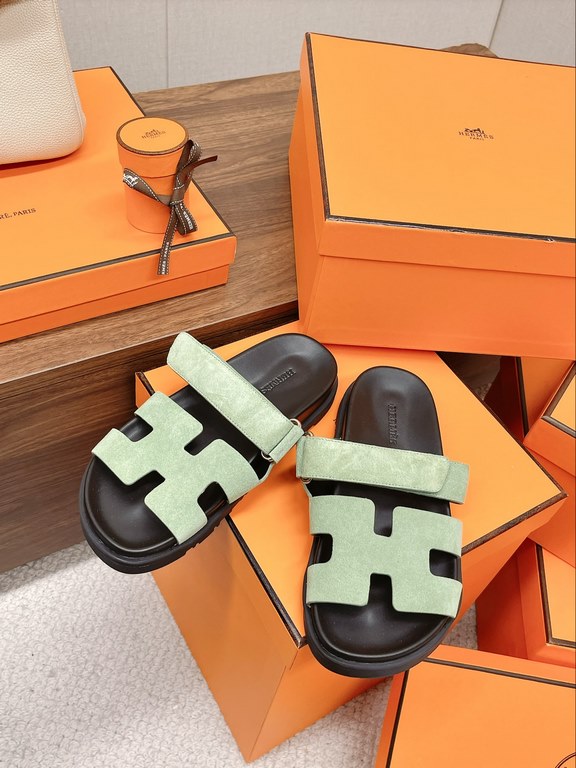 Hermes New  -- Hermes Hermes --.  timeless H tow  in stock Outsole imported Italian original sole Size 35-39 (40 customized non-returnable)