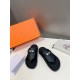 Men  [ΗERMES 】 Hermes spring and summer classic couple models second uncle slippers Chypre ugly ugly ugly uncle slippers - old man slippers, on the foot is simply too comfortable! It's simple and cute!All mixed breed she