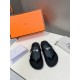 Men  [ΗERMES 】 Hermes spring and summer classic couple models second uncle slippers Chypre ugly ugly ugly uncle slippers - old man slippers, on the foot is simply too comfortable! It's simple and cute!All mixed breed she