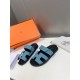 Men  [ΗERMES 】 Hermes spring and summer classic couple models second uncle slippers Chypre ugly ugly ugly uncle slippers - old man slippers, on the foot is simply too comfortable! It's simple and cute!All mixed breed she