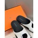 Men  [ΗERMES 】 Hermes spring and summer classic couple models second uncle slippers Chypre ugly ugly ugly uncle slippers - old man slippers, on the foot is simply too comfortable! It's simple and cute!All mixed breed she