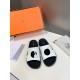 Men  [ΗERMES 】 Hermes spring and summer classic couple models second uncle slippers Chypre ugly ugly ugly uncle slippers - old man slippers, on the foot is simply too comfortable! It's simple and cute!All mixed breed she