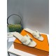 HERMES Hermes 2022 H Home New color update Classic works Multi-color choice let you love enough. Classic work Universal slippers, is the goddess are like on me oh! Really versatile, with pants or skirt are OK.Upper mater