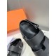 Men  [ΗERMES 】 Hermes spring and summer classic couple models second uncle slippers Chypre ugly ugly ugly uncle slippers - old man slippers, on the foot is simply too comfortable! It's simple and cute!All mixed breed she