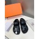 Men  [ΗERMES 】 Hermes spring and summer classic couple models second uncle slippers Chypre ugly ugly ugly uncle slippers - old man slippers, on the foot is simply too comfortable! It's simple and cute!All mixed breed she