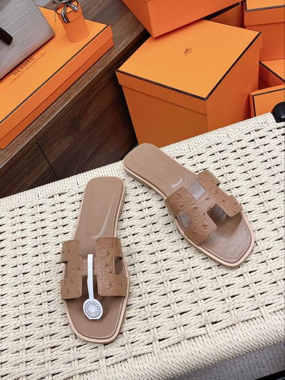 2023 Her_mes Brand New  -- Her_mes Love Her_mes --  timeless  in stock  Upper imported ostrich leather  lining imported goat lining Outsole imported Italian leather sole Size 35-39 (34 40 41 customized non-returnable)